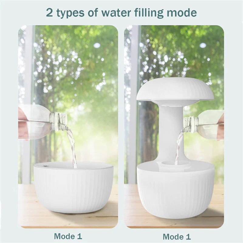 Anti-Gravity Air Humidifier Mute Countercurrent Humidifier Levitating Water Drops Cool Mist Maker Fogger Relieve Fatigue